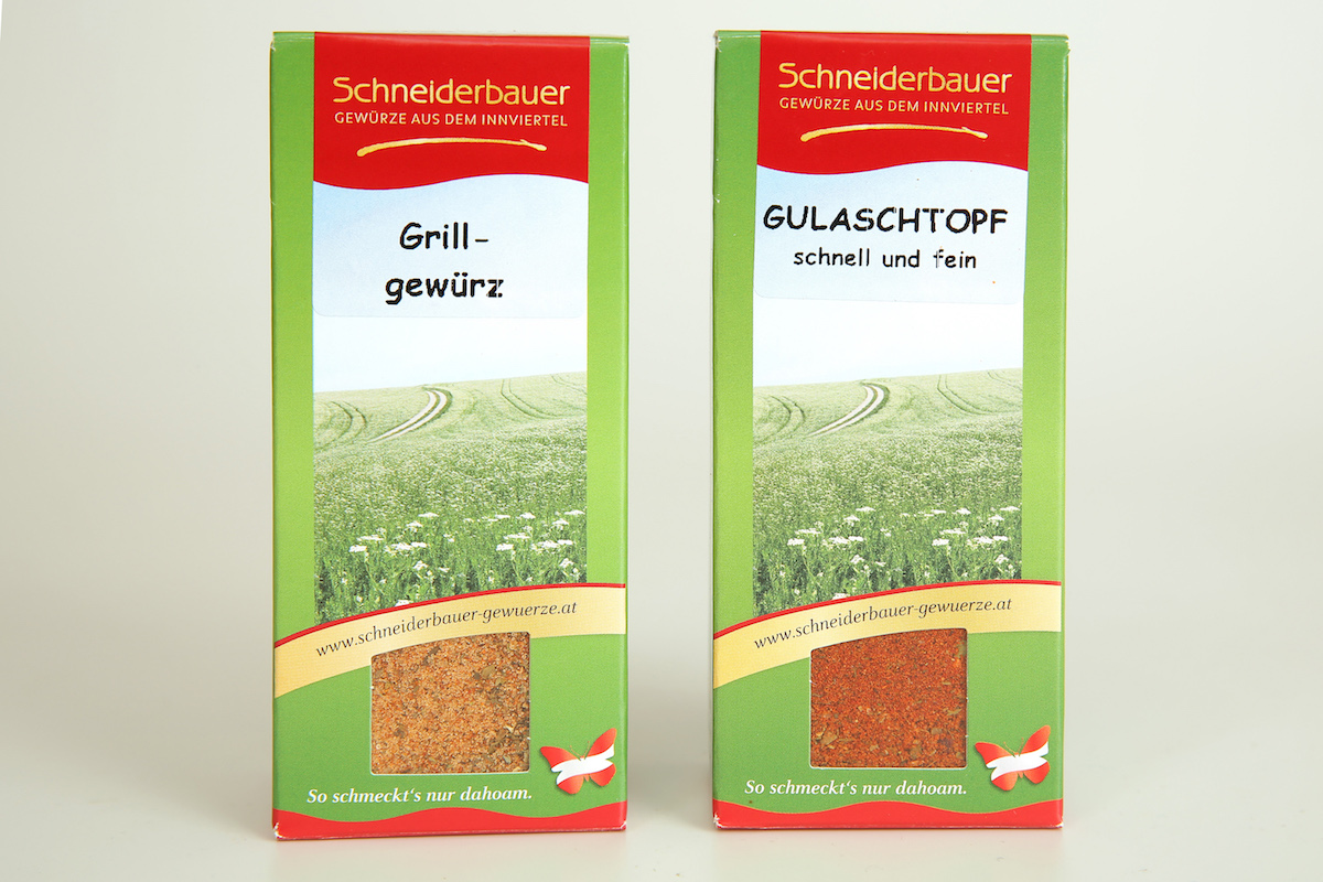 Schneiderbauer Grillgewürz und Gulaschtop Gewürz